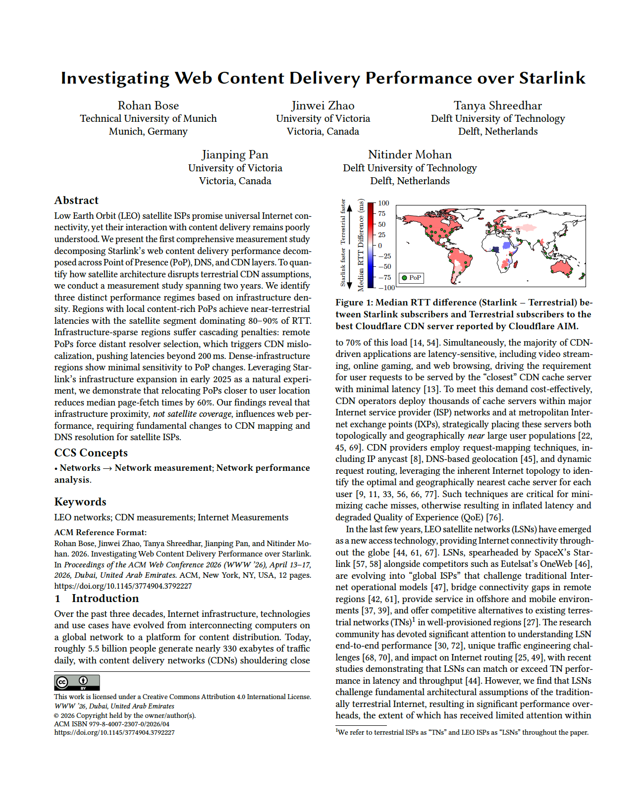 PDF: Investigating Web Content Delivery